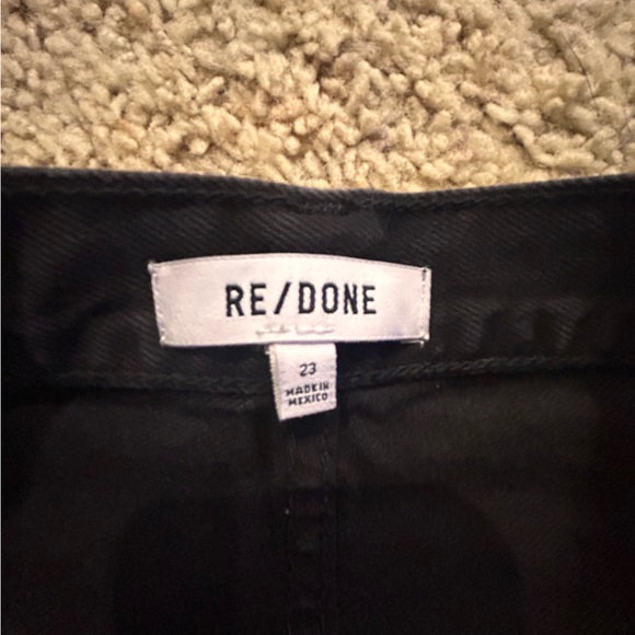 RE/DONE Originals High Rise Loose in Washed Black Size 23 - Picture 8 of 10
